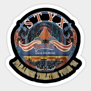 Vintage ST-YX // paradise theatre tour '81 Sticker